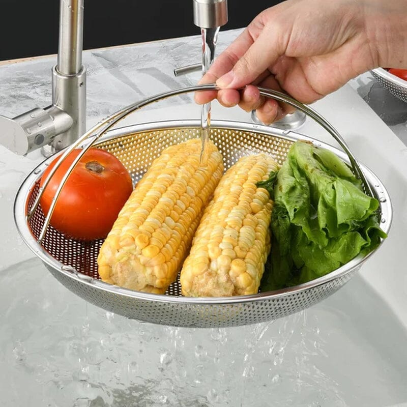 Multi-function Stainless Steel Steamer Drain Basket