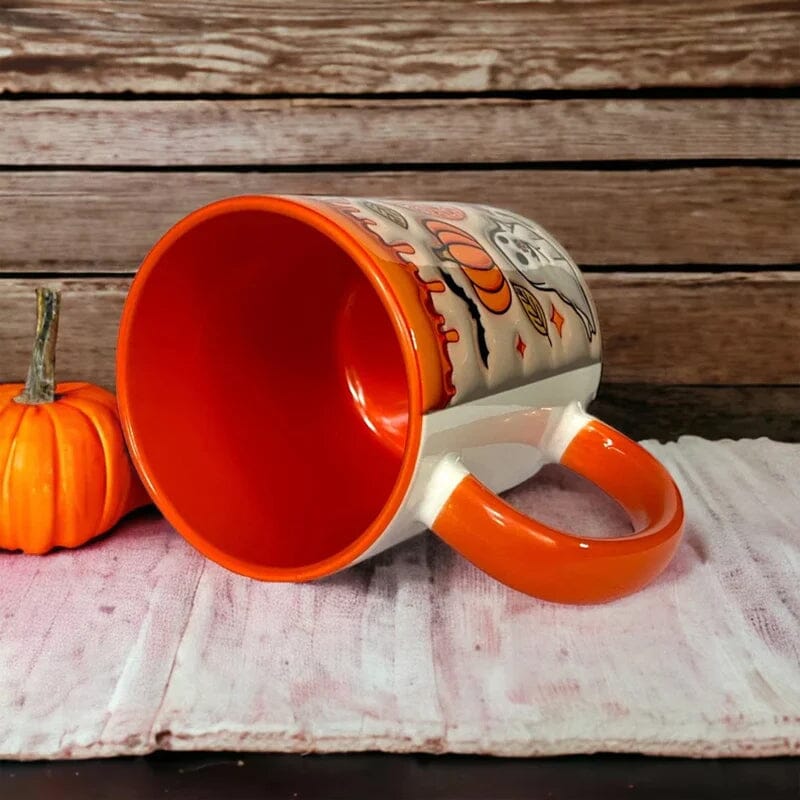 👻Pumpkin Coffee Cup With Ghost