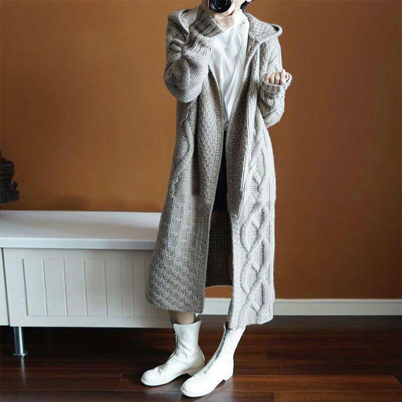 Women's Long Sweater Coat