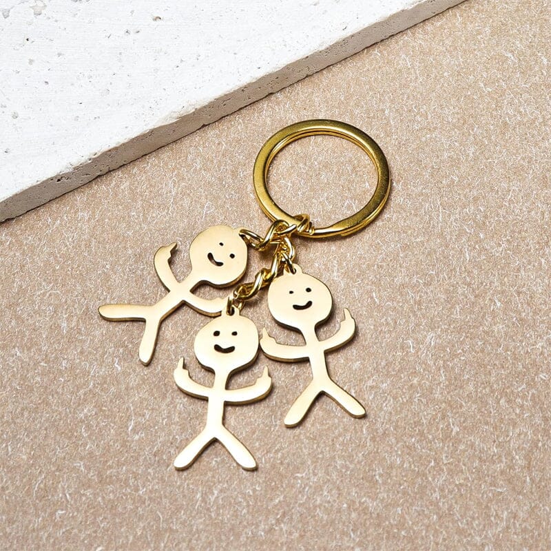 🤣Funny stick figure keychain🔑