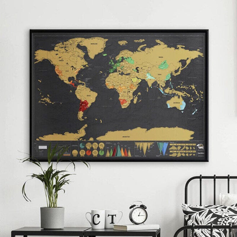 Scratch Map of the World