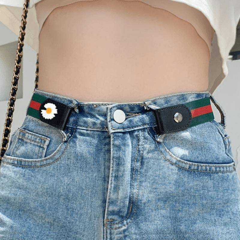 Daisy Buckle-free Elastic Waist Belts