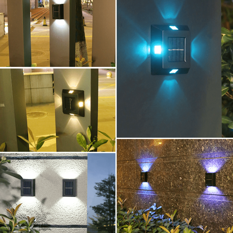 Outdoor Solar Wall Mount Path Lamp