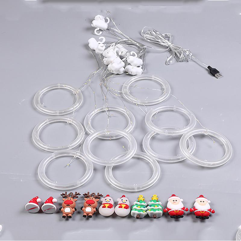 (🎅Early Xmas Sale - Save 50% OFF🎅) Christmas LED Curtain String Light