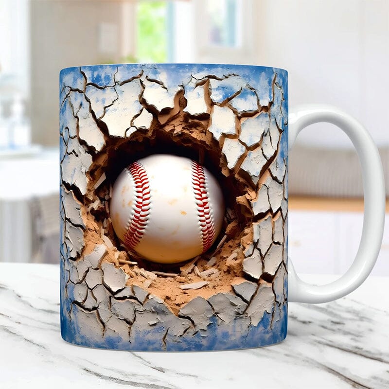 3D Vintage Baseball Mug