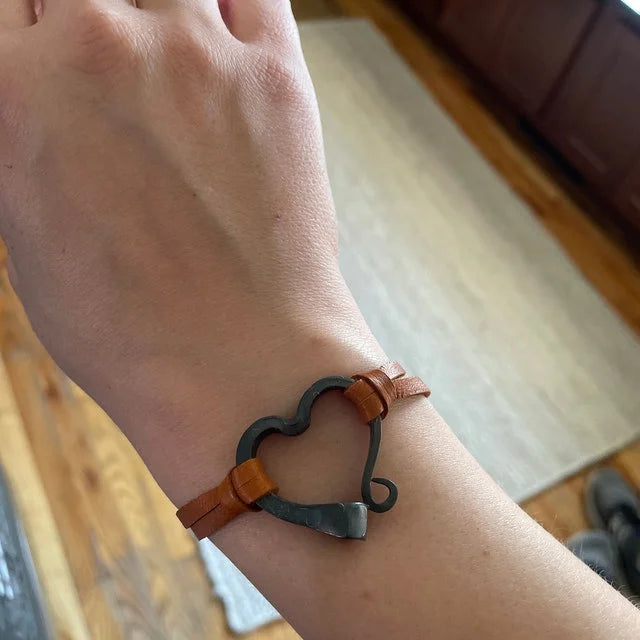 Handmade Love Horseshoe Nail Bracelet