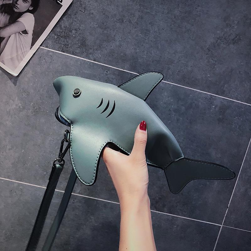 Lovely Shark Shaped Crossbody Bag