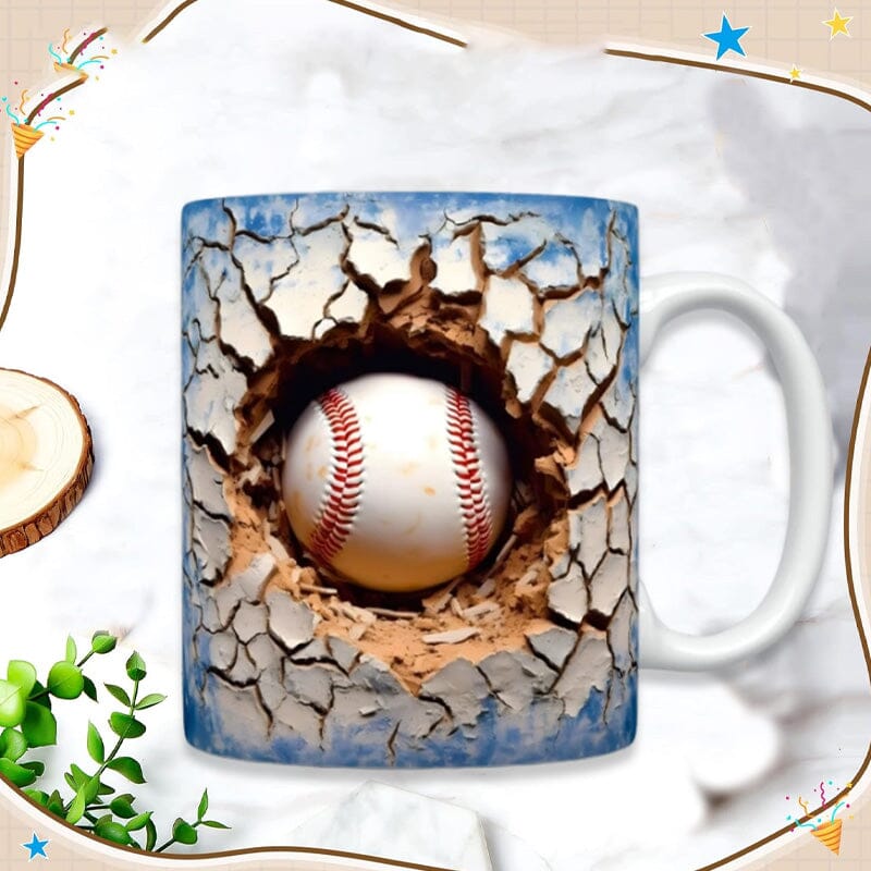 3D Vintage Baseball Mug