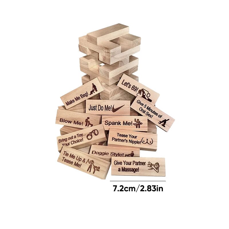 Super Naughty Block Tower Jenga Game