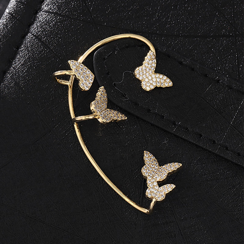 Butterfly Garden Crescent Earrings