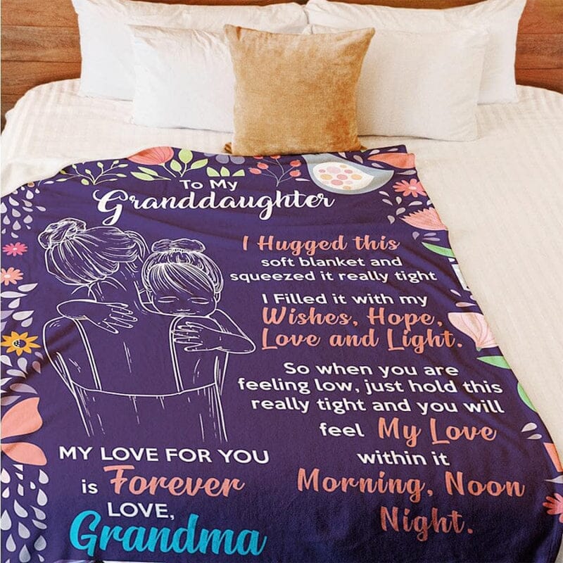 🎁Granddaughter's Gift-Sweet Words Blanket