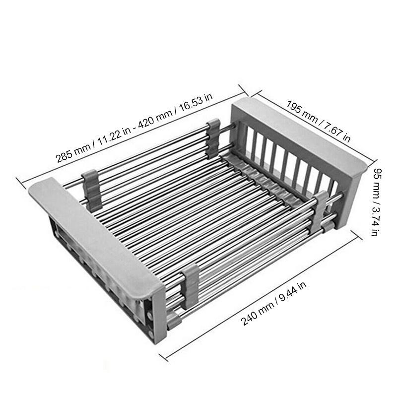 Kitchen Retractable Drainer Rack