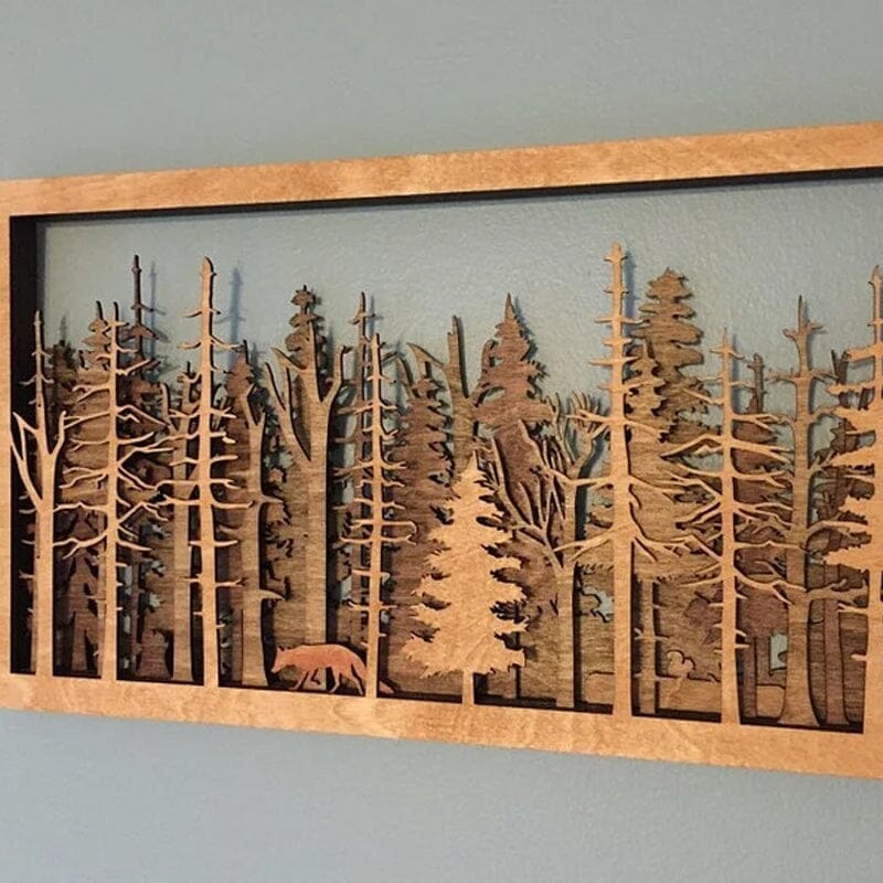 Forest Wildlife - Handcrafted Art