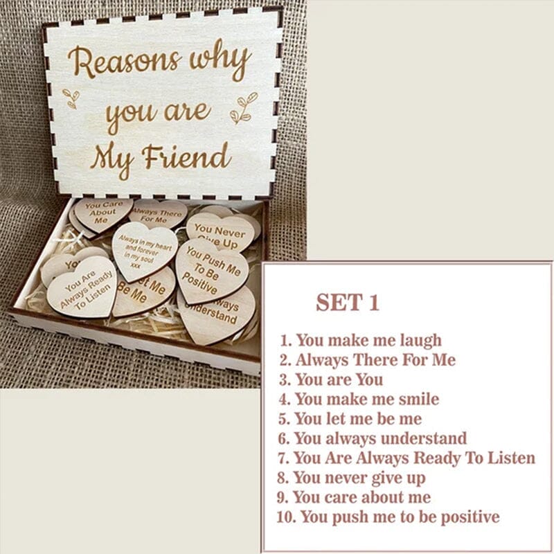 "Reasons Why You Are My Friend"Funny Friendship Gift