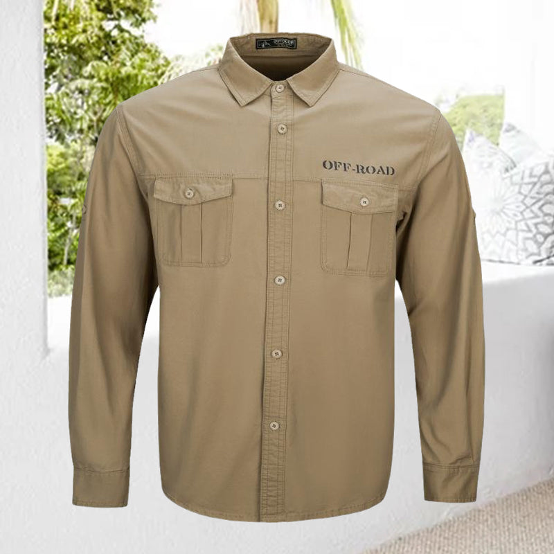 Men's Cotton Cargo Shirt