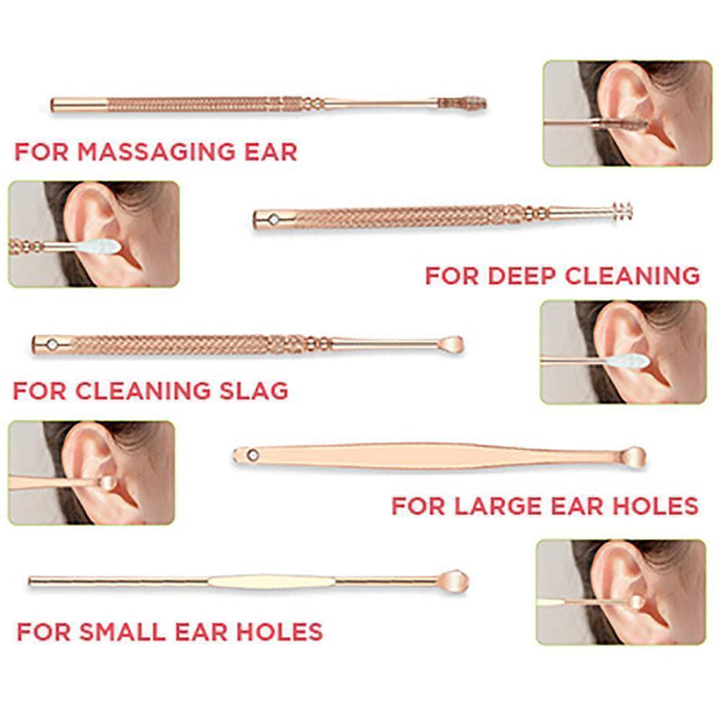 Innovative Spring Ear Wax Cleaner Tool Set