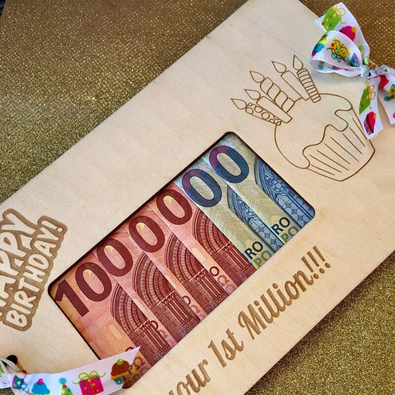 Wooden Money Gift Box