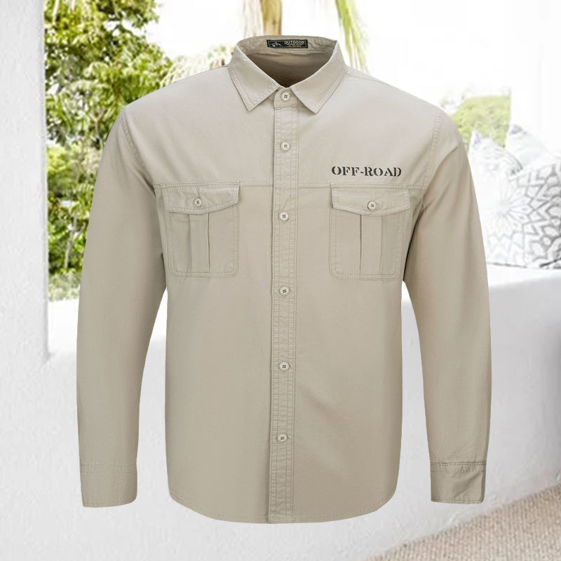 Men's Cotton Cargo Shirt