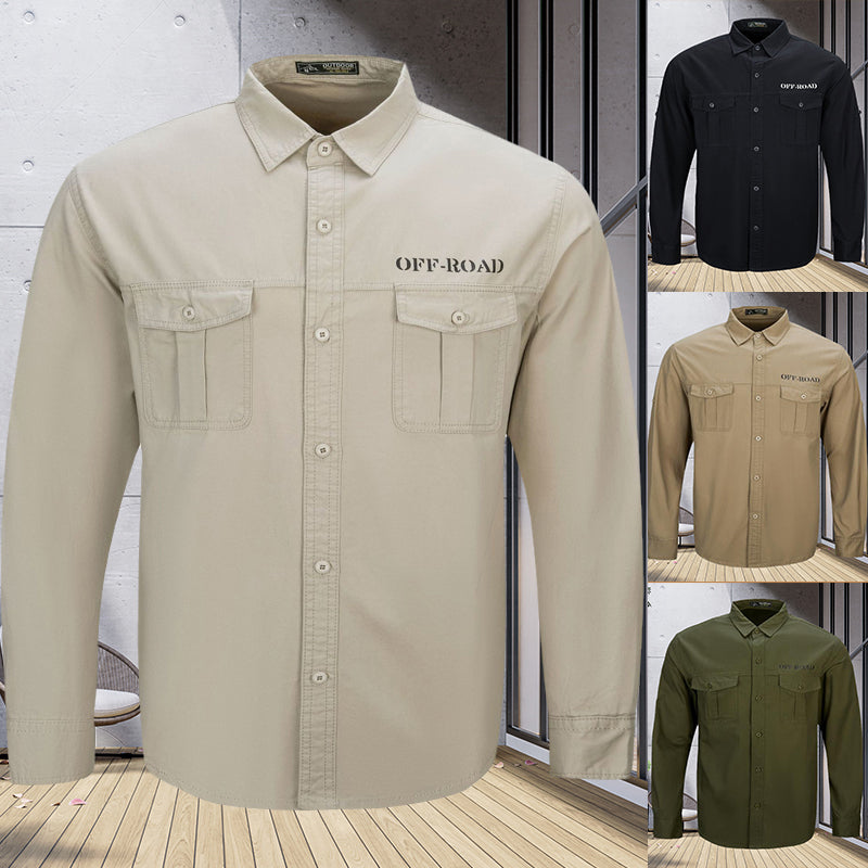 Men's Cotton Cargo Shirt