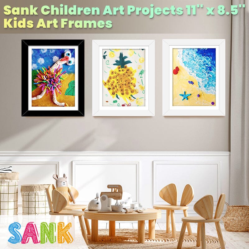 Sank Children Art Projects 8.5'' x 11'' Kids Art Frames