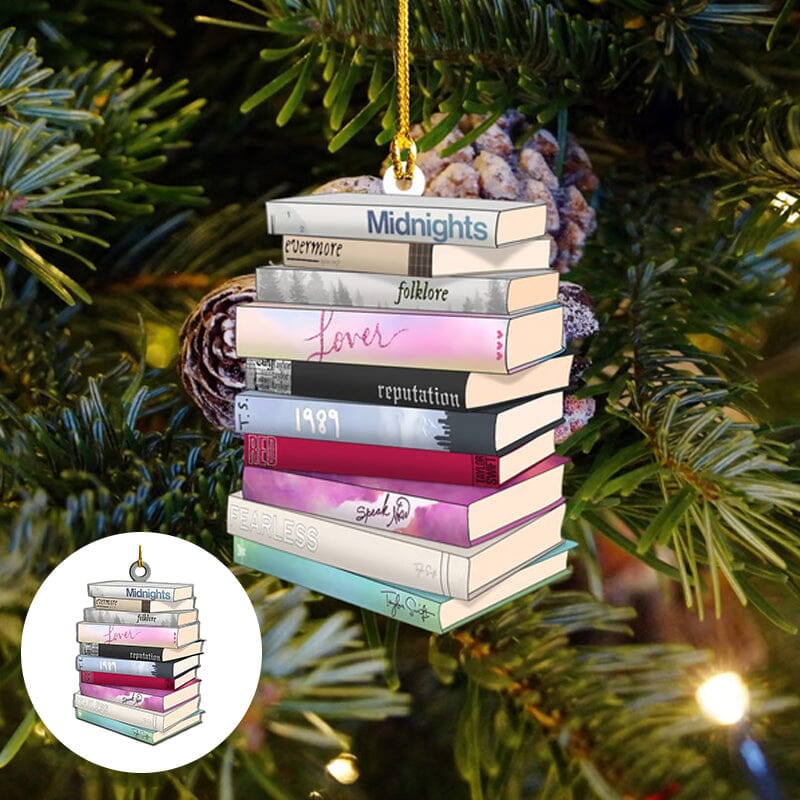 Taylor Albums as Books Ornament📕