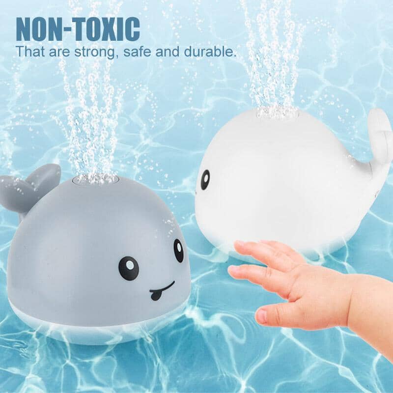 Electric Induction Whale Bath Spray Toy