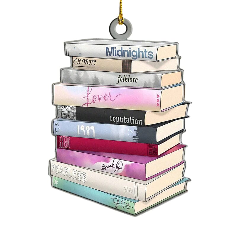 Taylor Albums as Books Ornament📕