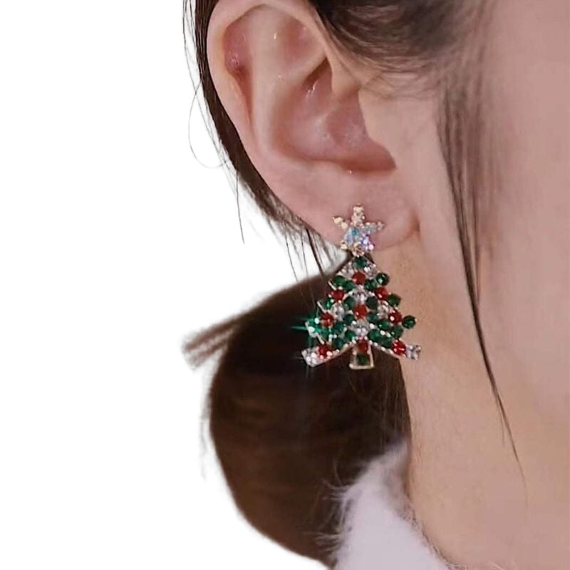 Christmas Tree Stud Earrings